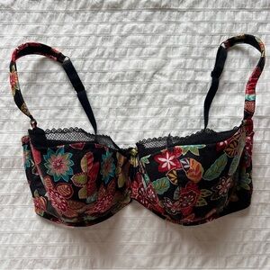 Panache Lingerie Floral Black Bra